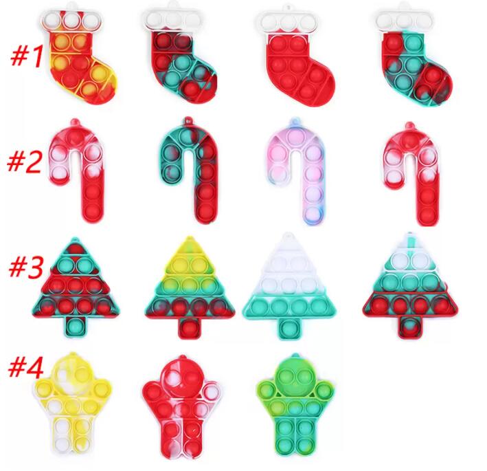 DHL Fidget Toys Christmas Finger Bubble Decompression Silicone Press Candy Socks Desktop Educational Toy
DHL Fidget Toys Christmas Finger Bubble Decompression Silicone Press Candy Socks Desktop Educational Toy