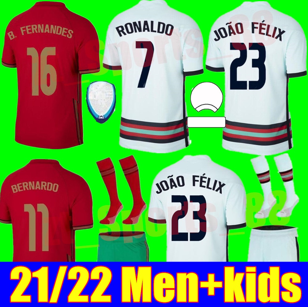 2021 Men kids kit soccer jersey home away RONALDO JOAO FELIX BERNARDO POrTuGal GUEDES youth child football shirt sets Camisa de futebol, Adult away
2021 Men kids kit soccer jersey home away RONALDO JOAO FELIX BERNARDO POrTuGal GUEDES youth child football shirt sets Camisa de futebol, Adult away