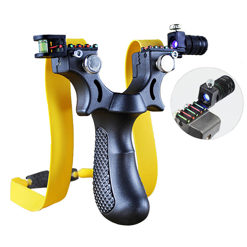 Professional Hunting Flat Leather Slingshot Laser Precision Aiming Point Slingshot High Precision Shooting 2019
Professional Hunting Flat Leather Slingshot Laser Precision Aiming Point Slingshot High Precision Shooting 2019