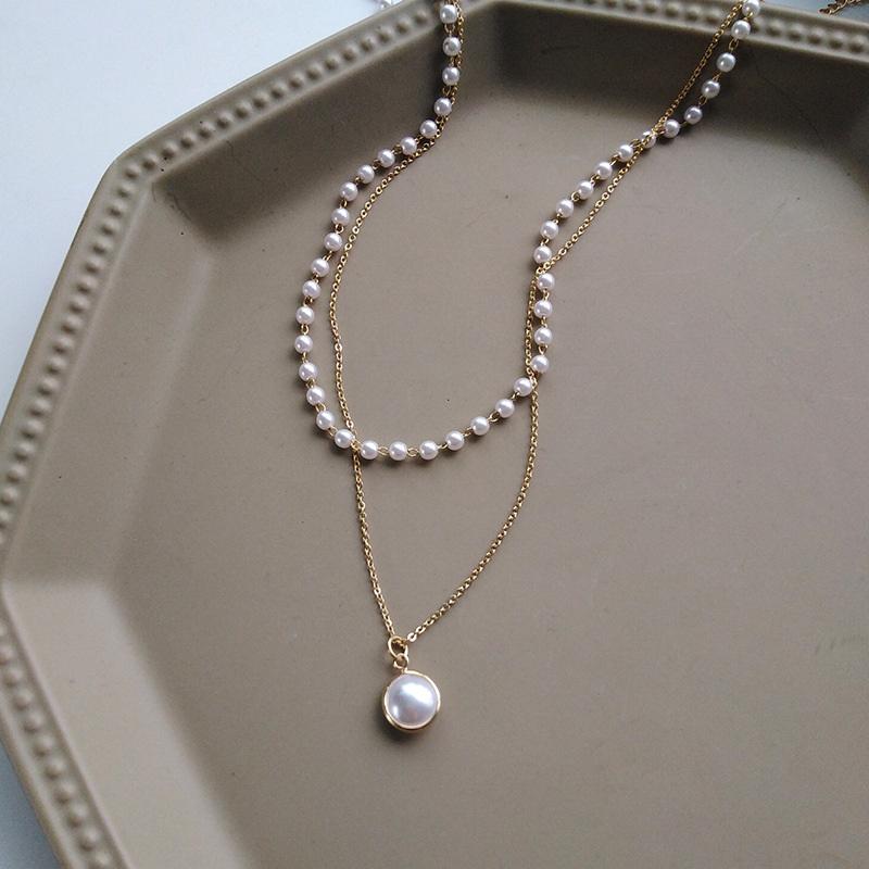 Chokers Fashion Chain Pearl Necklace For Women Baroque Metal Charm Pendants Necklaces Choker Bead Jewelry Gifts J55
Chokers Fashion Chain Pearl Necklace For Women Baroque Metal Charm Pendants Necklaces Choker Bead Jewelry Gifts J55