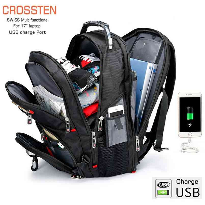 Crossten Durable 17 Inch Laptop Backpack,45L Travel Bag,College Bookbag,USB Charging Port,Water Resistant,Swiss-Multifunctional 210830, 15inch general
Crossten Durable 17 Inch Laptop Backpack,45L Travel Bag,College Bookbag,USB Charging Port,Water Resistant,Swiss-Multifunctional 210830, 15inch general