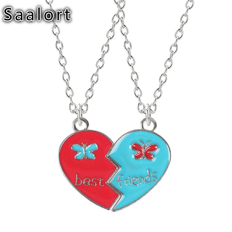 Broken Heart Butterfly Friends Pendant Necklace Friendship Chain BFF Jewelry Charm Birthday Gift For Women Girls Necklaces
Broken Heart Butterfly Friends Pendant Necklace Friendship Chain BFF Jewelry Charm Birthday Gift For Women Girls Necklaces