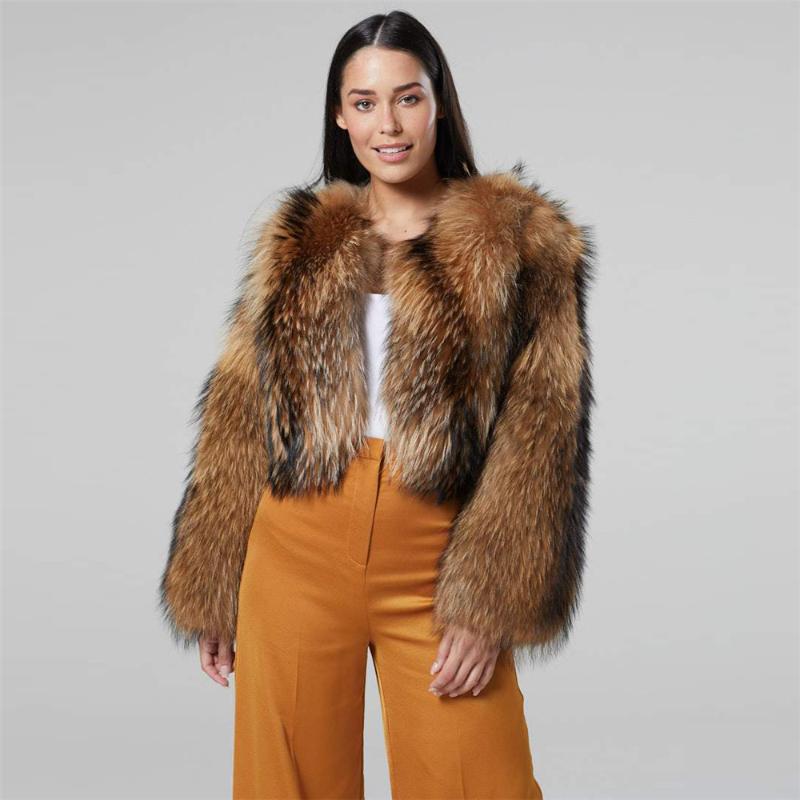 Women's Fur & Faux FURSARCAR 2021 Real Natural Raccoon Coat Thick Whole SKin Genuine Outwear Winter Short Jacket, As pic
Women's Fur & Faux FURSARCAR 2021 Real Natural Raccoon Coat Thick Whole SKin Genuine Outwear Winter Short Jacket, As pic