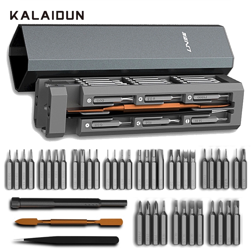 KALAIDUN 44 In 1 Screwdriver Set Precision Magnetic Bits Torx Screw Driver Kit Dismountable Tool Case For Watch PC Phone Repair 211110
KALAIDUN 44 In 1 Screwdriver Set Precision Magnetic Bits Torx Screw Driver Kit Dismountable Tool Case For Watch PC Phone Repair 211110