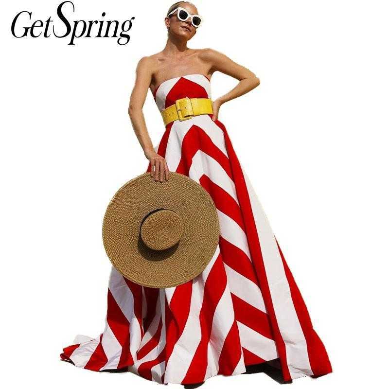 GetSpring Women Dress Striped Maxi es Strapless Vintage Sleeveless High Waist Loose Sexy Summer es Fashion 210601
GetSpring Women Dress Striped Maxi es Strapless Vintage Sleeveless High Waist Loose Sexy Summer es Fashion 210601