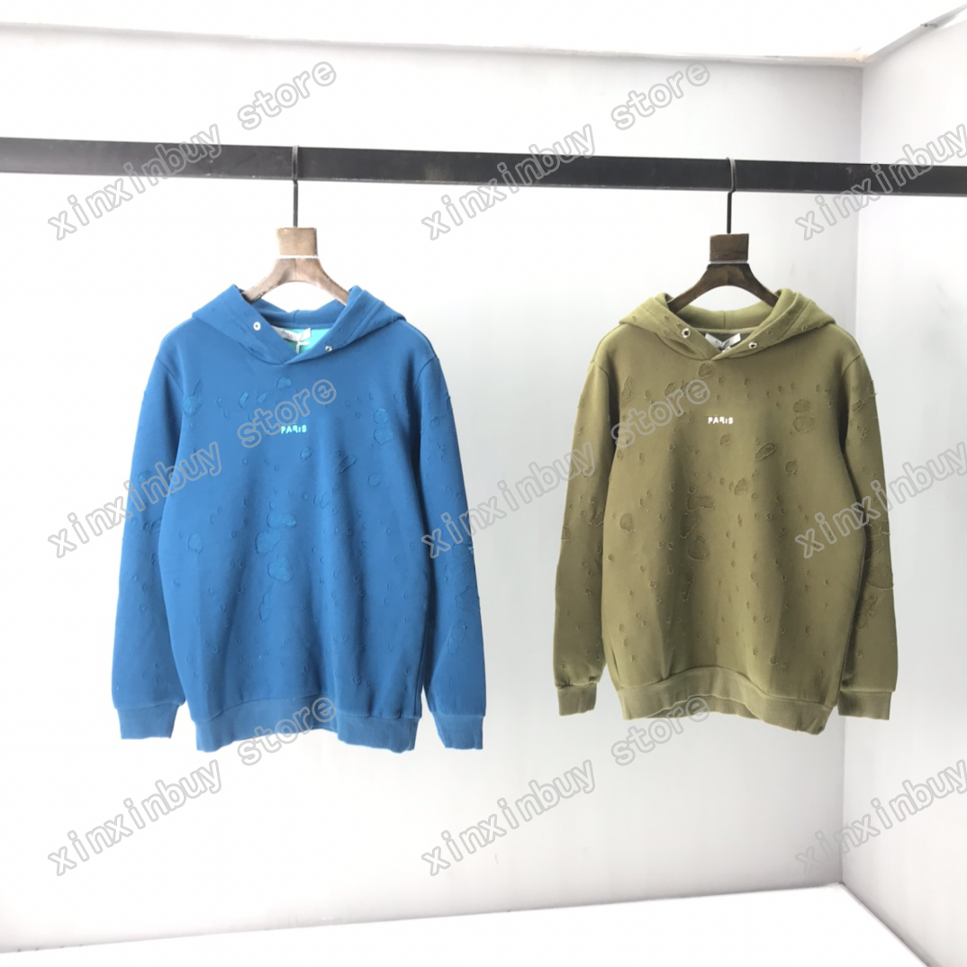 21ss Designers Mens Womens Hoodies Sweatshirts hole Wear out Man Paris Fashion T-shirt Tees luxurys Tshirts white black blue red
21ss Designers Mens Womens Hoodies Sweatshirts hole Wear out Man Paris Fashion T-shirt Tees luxurys Tshirts white black blue red