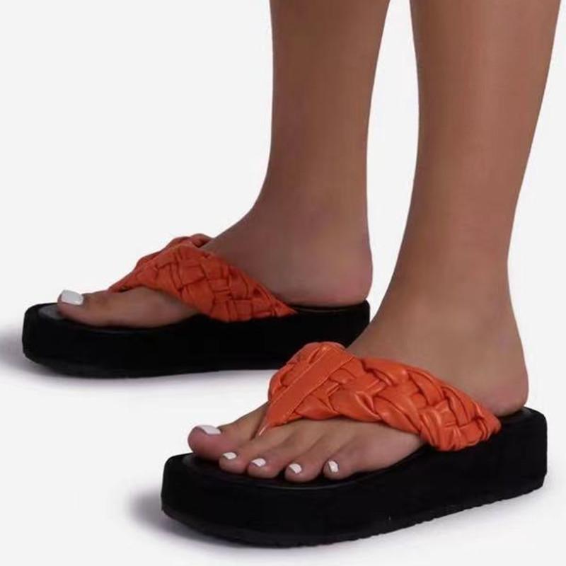 Knit Band Surface Platform Round Open Toe Women's Slides Slippers Shoes Summer Outdoor Sandals Ladies, Black
Knit Band Surface Platform Round Open Toe Women's Slides Slippers Shoes Summer Outdoor Sandals Ladies, Black