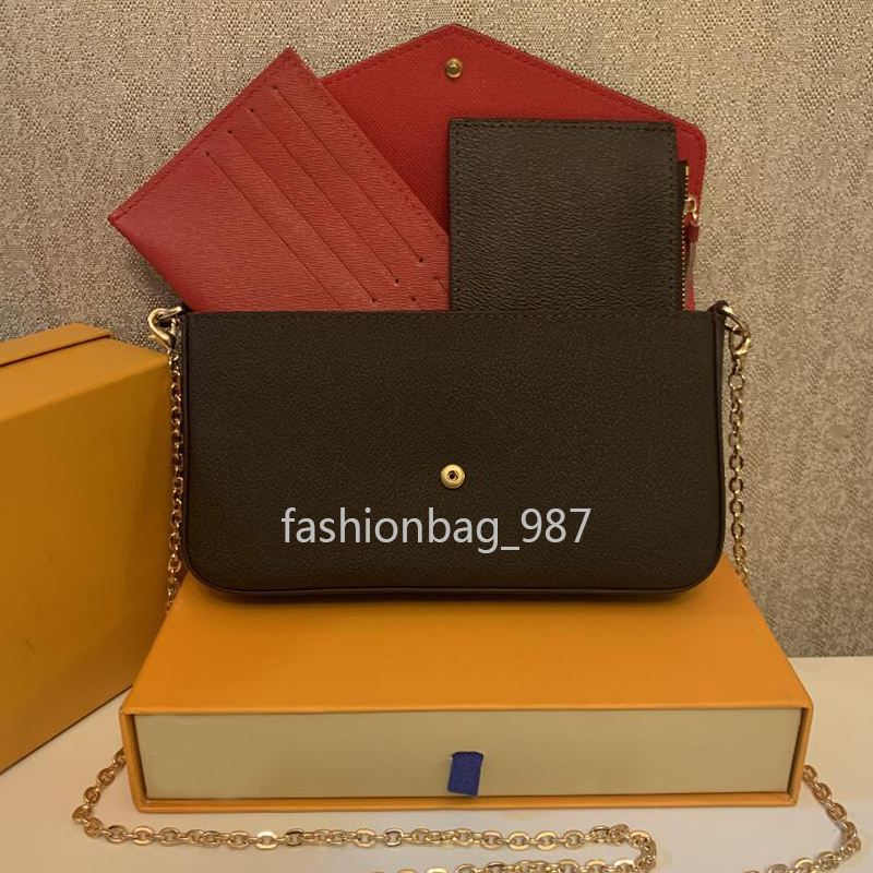 Top 3pcs set Women Shoulder Bags Favorite Multi Pochette Accessories Brown Flower Messenger Chain Strap Cross Body Ladies Flap Purse Clutch
Top 3pcs set Women Shoulder Bags Favorite Multi Pochette Accessories Brown Flower Messenger Chain Strap Cross Body Ladies Flap Purse Clutch