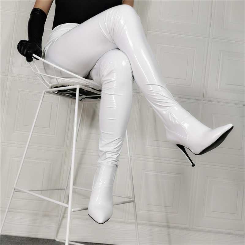 Women Thigh High Pants Boots Club Party Show Over the Knee Crotch Boots Shoes Woman Female Bota Botines Mujer Plus Size47 201109, As picture
Women Thigh High Pants Boots Club Party Show Over the Knee Crotch Boots Shoes Woman Female Bota Botines Mujer Plus Size47 201109, As picture