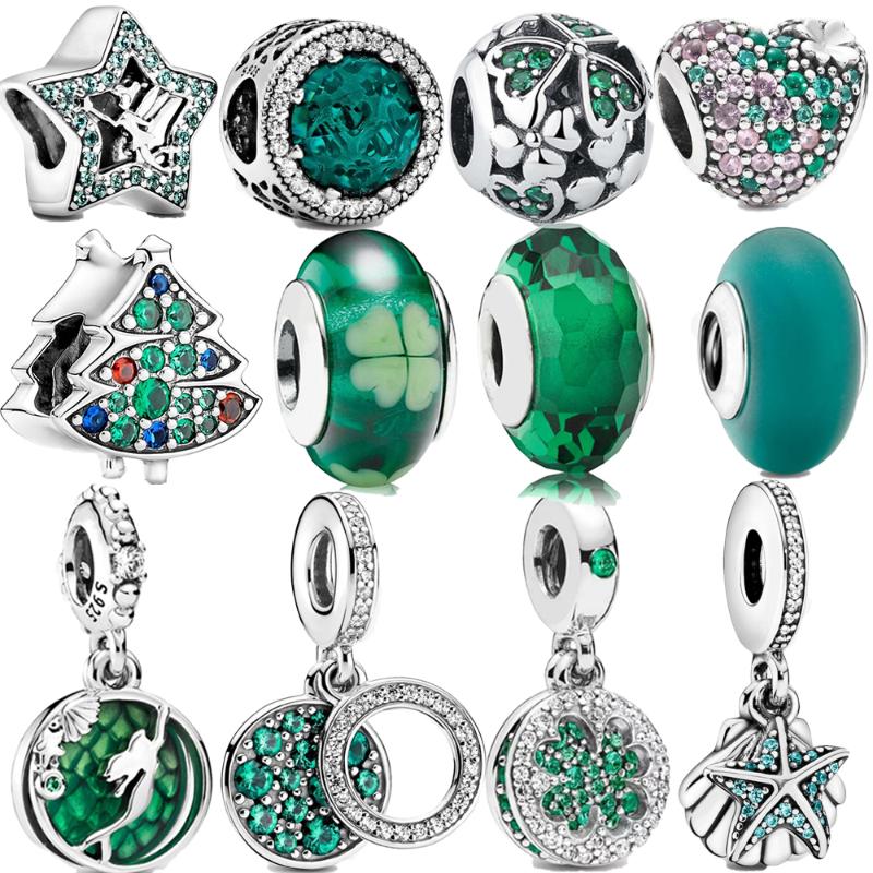 Other Original 925 Sterling Silver Pavé Green CZ Zircon Beaded Lucky Fourleaf Clover Charm Fit Bracelet DIY Women Gift Making
Other Original 925 Sterling Silver Pavé Green CZ Zircon Beaded Lucky Fourleaf Clover Charm Fit Bracelet DIY Women Gift Making