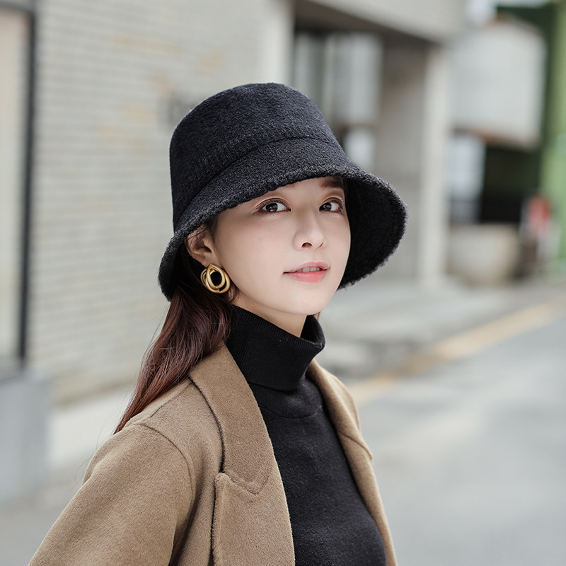 Korean Style Simple Solid Color Fisherman Hat Womens Spring/Autumn and Winter Bucket Hat Black Face-Looking Small Big Head Purse Net Red Buc
Korean Style Simple Solid Color Fisherman Hat Womens Spring/Autumn and Winter Bucket Hat Black Face-Looking Small Big Head Purse Net Red Buc