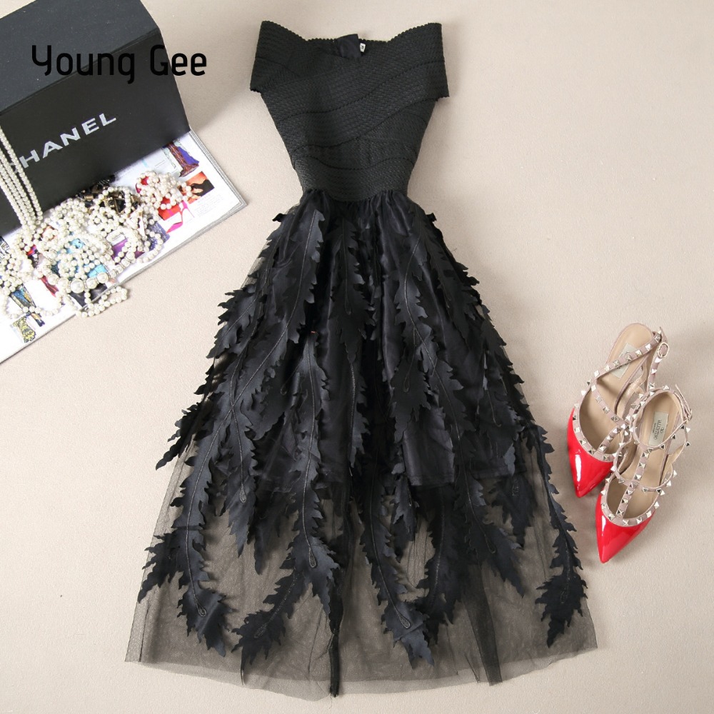 Young Gee Women Lace Bandage Patchwork Stretch Elegant Dress Vintage Floral Fit&Flare Dresses Gown Formal Party Dresses Vestido, Black
Young Gee Women Lace Bandage Patchwork Stretch Elegant Dress Vintage Floral Fit&Flare Dresses Gown Formal Party Dresses Vestido, Black