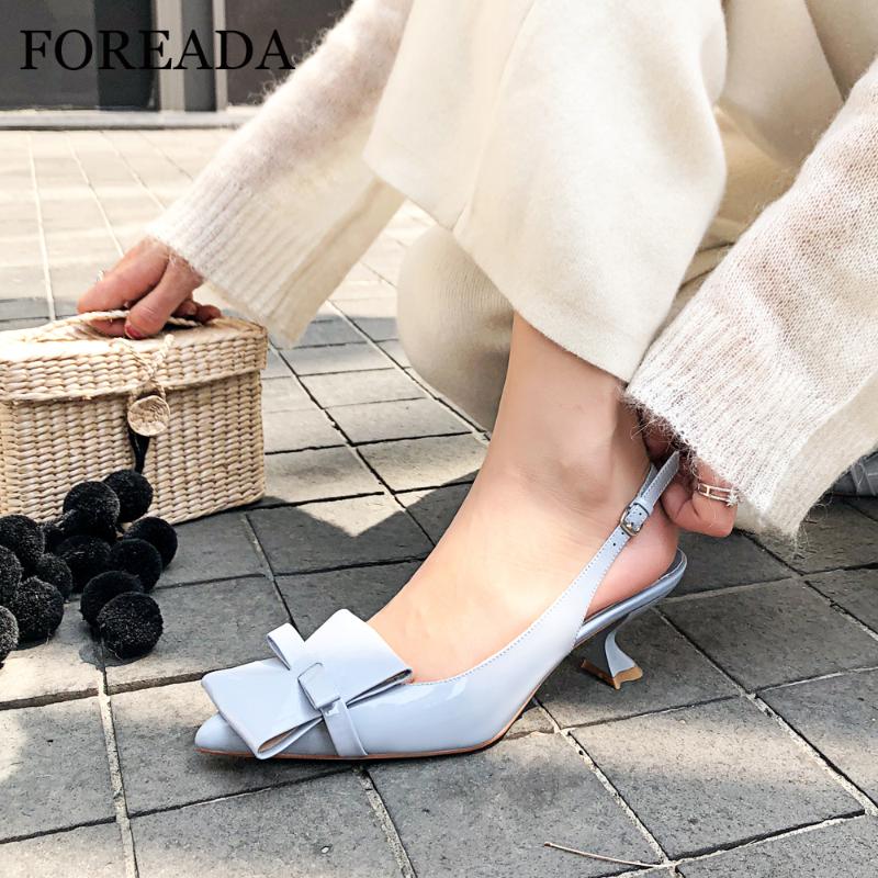 Dress Shoes FOREADA High Heels Women Slingbacks Natural Genuine Leather Bow Strange Style Heel Buckle Pointed Toe Pumps Size 3-9, Black
Dress Shoes FOREADA High Heels Women Slingbacks Natural Genuine Leather Bow Strange Style Heel Buckle Pointed Toe Pumps Size 3-9, Black