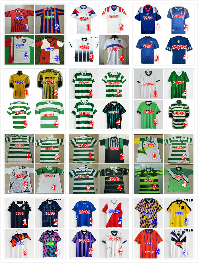 Glasgow Retro soccer jerseys Rangers 82 83 84 87 90 92 93 94 95 96 97 98 99 01 08 GERRARD GASCOIGNE LAUDRUP ALBERTZ MCCOIST Scotland Celtic, Black;yellow
Glasgow Retro soccer jerseys Rangers 82 83 84 87 90 92 93 94 95 96 97 98 99 01 08 GERRARD GASCOIGNE LAUDRUP ALBERTZ MCCOIST Scotland Celtic, Black;yellow