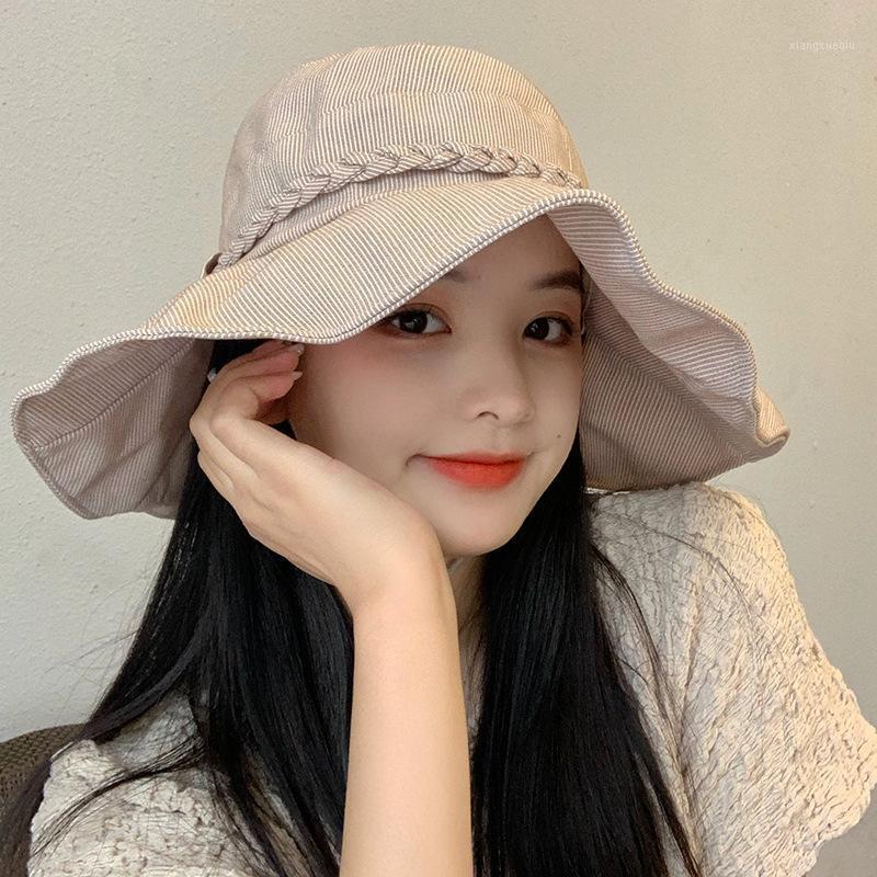 Fisherman Hat Female Japanese And Korean Wild Net Celebrity Students Sun-shading Sun Big Brim Spring Summer Tide Wide Hats, Blue;gray
Fisherman Hat Female Japanese And Korean Wild Net Celebrity Students Sun-shading Sun Big Brim Spring Summer Tide Wide Hats, Blue;gray