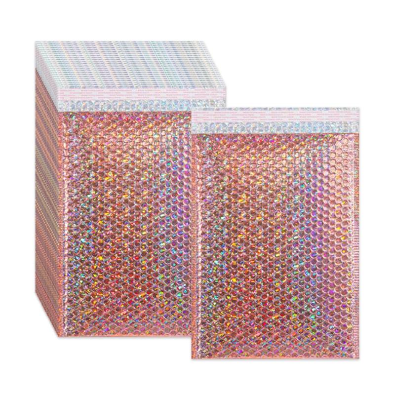 Gift Wrap 25PCS Hologram Bubble Mailers Padded Envelopes 4 Sizes Mailer Shockproof Mailing
Gift Wrap 25PCS Hologram Bubble Mailers Padded Envelopes 4 Sizes Mailer Shockproof Mailing