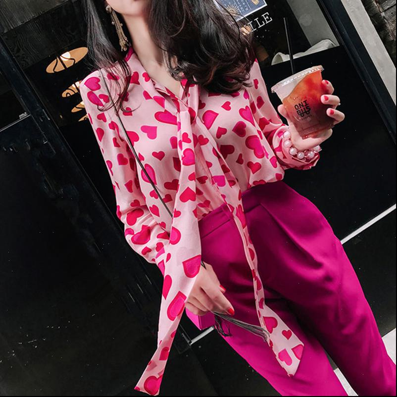 Fashion Womens Blouses Designer Sweety Bow Neck Fuchsia Heart Love Print Blouse Female Casual Office Lady Chiffon Shirts Floral Top, Picture color
Fashion Womens Blouses Designer Sweety Bow Neck Fuchsia Heart Love Print Blouse Female Casual Office Lady Chiffon Shirts Floral Top, Picture color