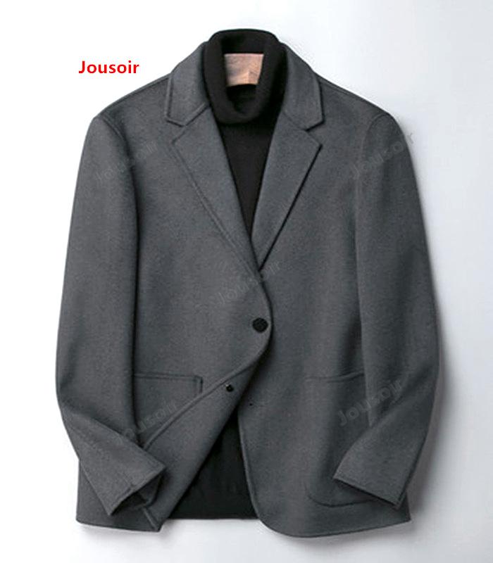 Men's Suits & Blazers Two-sided Casual Suit Coat Autumn Winter No Cashmere Trim Fashion Wool Small Jacket CD15 T03, Black
Men's Suits & Blazers Two-sided Casual Suit Coat Autumn Winter No Cashmere Trim Fashion Wool Small Jacket CD15 T03, Black