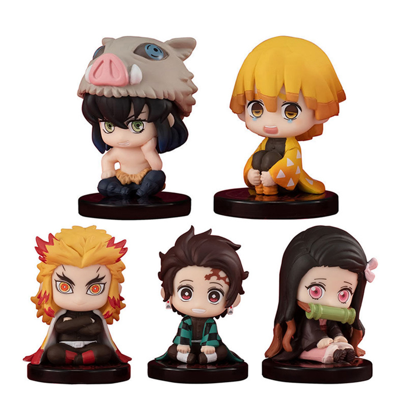 Anime Figure Demon Slayer kimetsu no yaiba Kamado Nezuko Hashibira Inosuke Figurine Agatsuma Zenitsu Tanjirou Action figure Q0622, 6pcs no box
Anime Figure Demon Slayer kimetsu no yaiba Kamado Nezuko Hashibira Inosuke Figurine Agatsuma Zenitsu Tanjirou Action figure Q0622, 6pcs no box