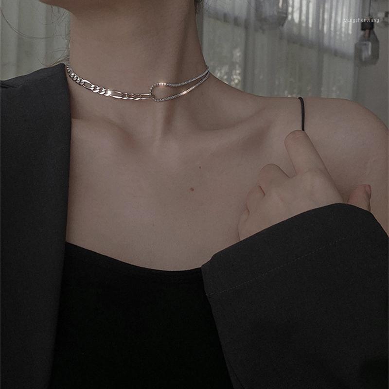 Chains MEYRROYU 925 Sterling Silver Fashion Lady Charm Temperament Chain Necklace Sexy Clavicle Girlfriend Gift Jewelry
Chains MEYRROYU 925 Sterling Silver Fashion Lady Charm Temperament Chain Necklace Sexy Clavicle Girlfriend Gift Jewelry