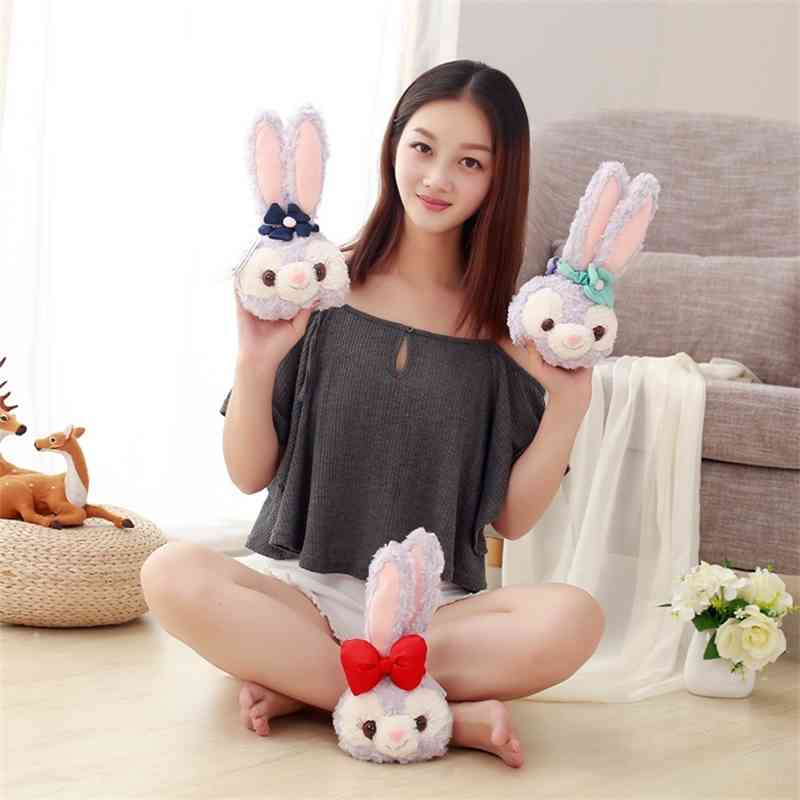 New Korean cute Stella Lou rabbit cartoon creative zero wallet card bag One Shoulder Messenger Bag, Change bag light green knot
New Korean cute Stella Lou rabbit cartoon creative zero wallet card bag One Shoulder Messenger Bag, Change bag light green knot