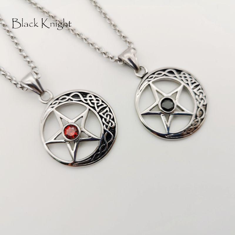Pendant Necklaces Black Knight Natural Red Stone Star Moon Necklace Vintage Color Stainless Steel Star&moon Jewelry BLKN0733
Pendant Necklaces Black Knight Natural Red Stone Star Moon Necklace Vintage Color Stainless Steel Star&moon Jewelry BLKN0733