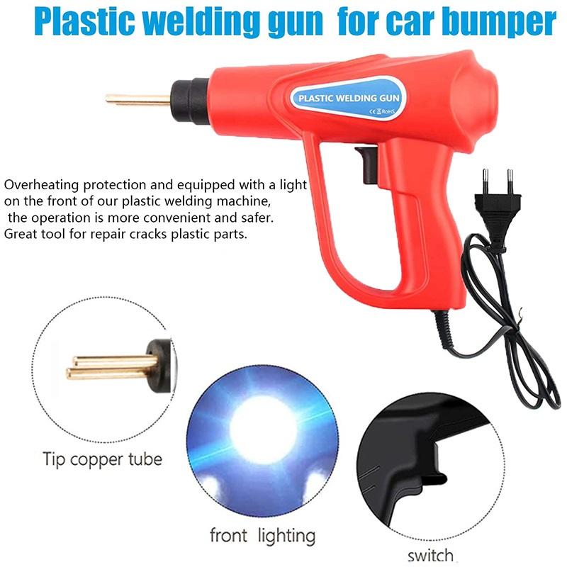 Professional Heat Guns 70W Stapler Plastic Welding Machine Car Bumper Repair Kit Plier 4 Wave Staples Repairing Welder Gun
Professional Heat Guns 70W Stapler Plastic Welding Machine Car Bumper Repair Kit Plier 4 Wave Staples Repairing Welder Gun