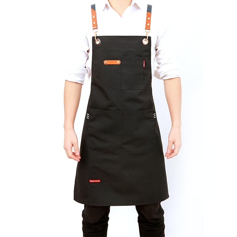 Aprons Barber Apron Men Adjustable Kitchen Cooking Waiter Cafe Shop BBQ Hairdresser Stylist Garden Accessory Bibs