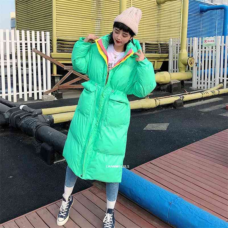 Coat Winter Down Jacket For Women Casual Fashion Hooded Parkas Vintage Bright candy-color Female Long Thick Warm Outwears 210517, Yellow
Coat Winter Down Jacket For Women Casual Fashion Hooded Parkas Vintage Bright candy-color Female Long Thick Warm Outwears 210517, Yellow