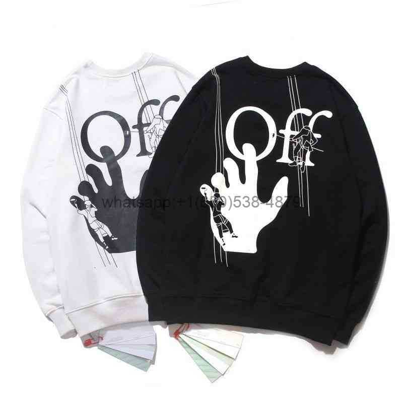 Men's Hoodies Sweatshirts High Quality Off Whild White Autumn and Winter Painter Printing Couple Versatile Casual Round Neck Terry Sweater
Men's Hoodies Sweatshirts High Quality Off Whild White Autumn and Winter Painter Printing Couple Versatile Casual Round Neck Terry Sweater