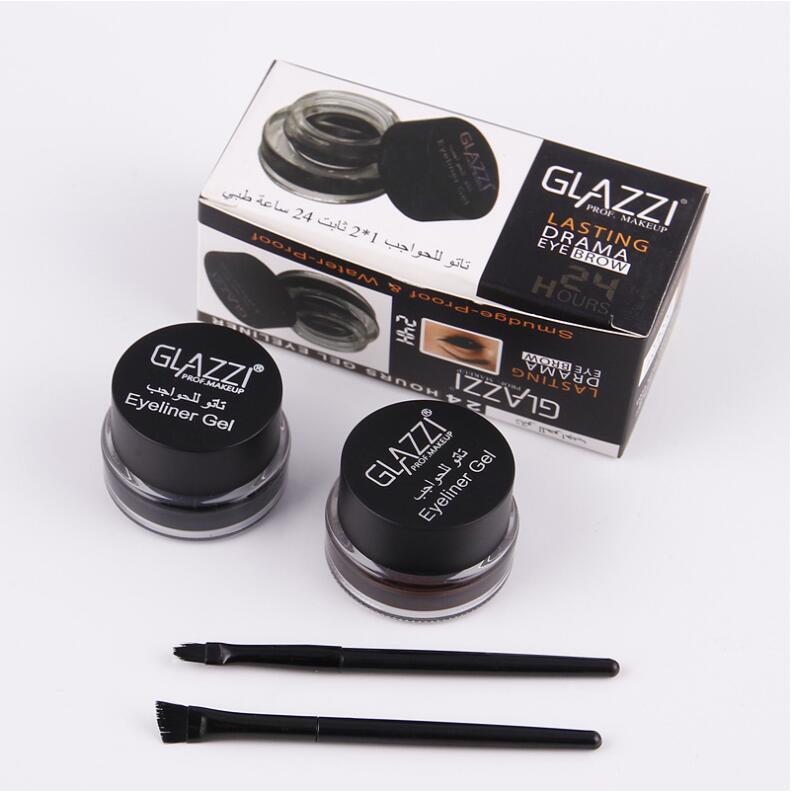 GLAZZI 2PCS Tattoostudio Black & Coffee Pomade Long Lasting Eyebrow Enhancers, Buildable, Eyebrow Makeup, DIPBROW Pomade with 2 Brush, full-pigment, waterproof, Customize
GLAZZI 2PCS Tattoostudio Black & Coffee Pomade Long Lasting Eyebrow Enhancers, Buildable, Eyebrow Makeup, DIPBROW Pomade with 2 Brush, full-pigment, waterproof, Customize