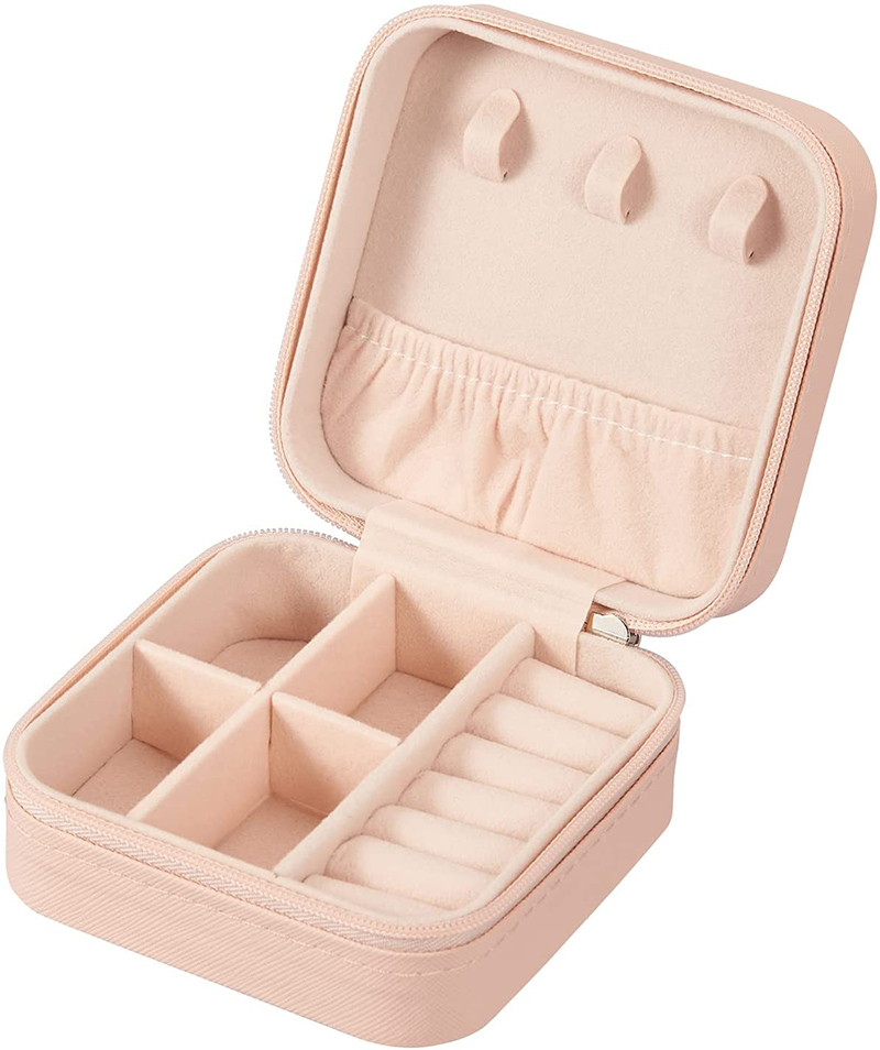 Travel Jewellery Boxes Storage Organizer PU Leather Display Case Necklace Earrings Rings Jewelry Holder Portable Packaging & Jewelry Cases, As picture
Travel Jewellery Boxes Storage Organizer PU Leather Display Case Necklace Earrings Rings Jewelry Holder Portable Packaging & Jewelry Cases, As picture