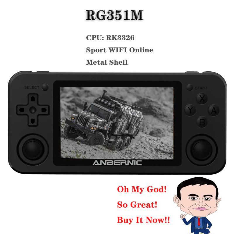 Portable Game Players ANBERNIC RG351M Retro Video Console Aluminum Alloy Shell 2500 Handheld Player 64GB 3.5Inch
Portable Game Players ANBERNIC RG351M Retro Video Console Aluminum Alloy Shell 2500 Handheld Player 64GB 3.5Inch