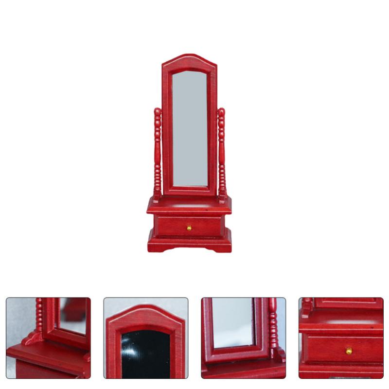 Fashion Sunglasses Frames 1Pc Vintage Dressing Mirror Drawer Mini Furniture Adornment (Red)
Fashion Sunglasses Frames 1Pc Vintage Dressing Mirror Drawer Mini Furniture Adornment (Red)