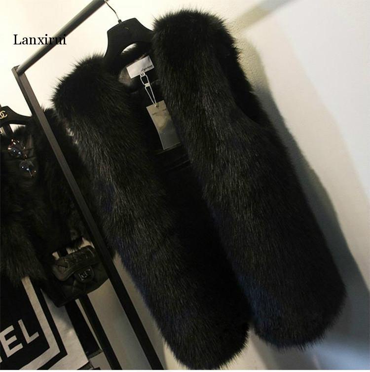 Women's Fur & Faux Autumn Winter Women Sleeveless Artificial Vests Female Fashion Fake Waistcoats Plus Size 4XL 5XL 6XL, Black
Women's Fur & Faux Autumn Winter Women Sleeveless Artificial Vests Female Fashion Fake Waistcoats Plus Size 4XL 5XL 6XL, Black