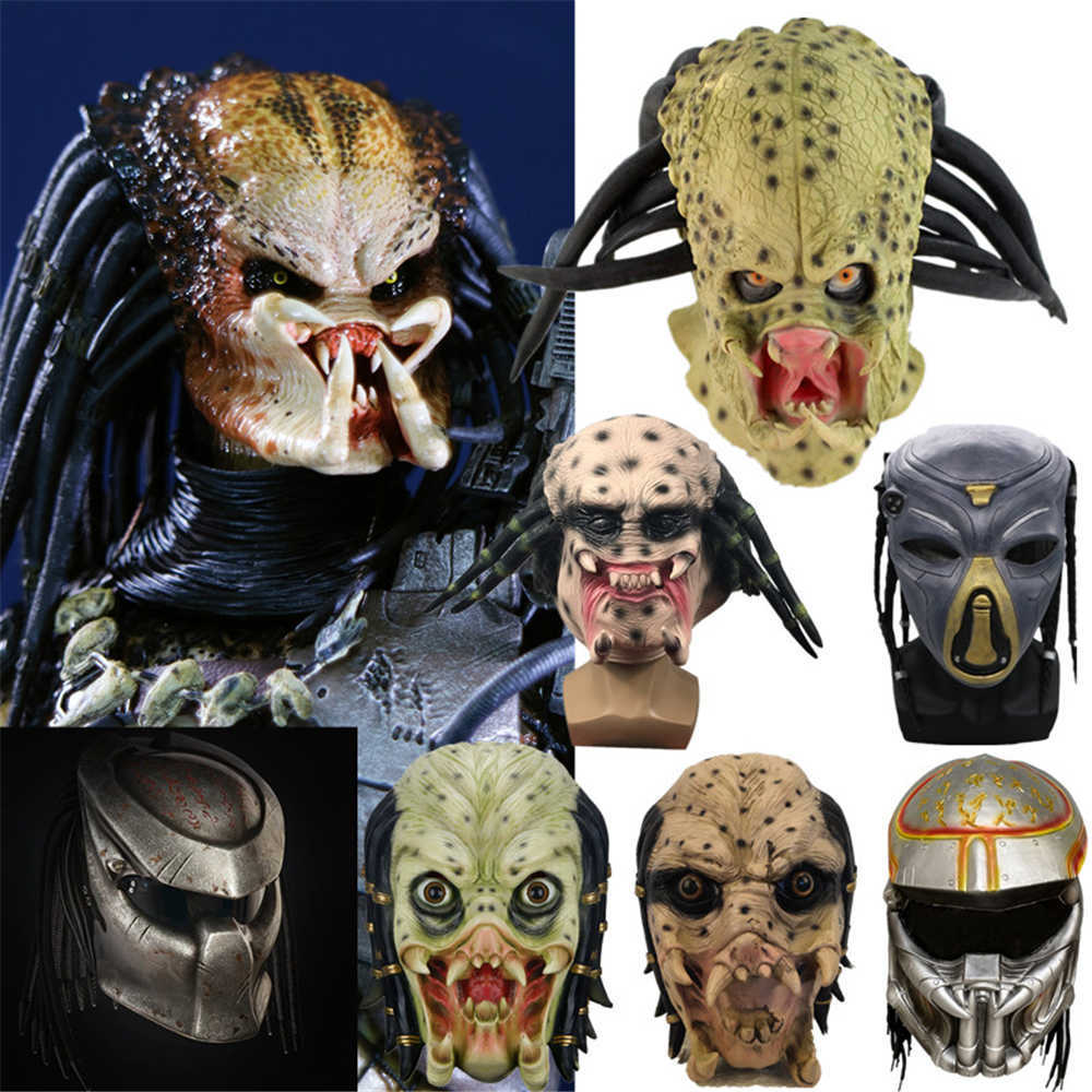 Game Wolf Falconer Tracker Berserker Predator Cosplay Latex Mask Helmet Masks Halloween Masquerade Party Carnival Costume Prop X0803
Game Wolf Falconer Tracker Berserker Predator Cosplay Latex Mask Helmet Masks Halloween Masquerade Party Carnival Costume Prop X0803