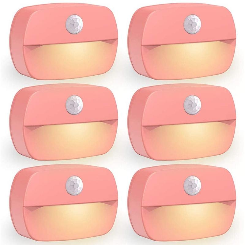 Night Lights 6-Pack Automatic Motion Sensor LED Lights, Stick On Anywhere Battery Powered Wireless Light For Kids, Adults
Night Lights 6-Pack Automatic Motion Sensor LED Lights, Stick On Anywhere Battery Powered Wireless Light For Kids, Adults