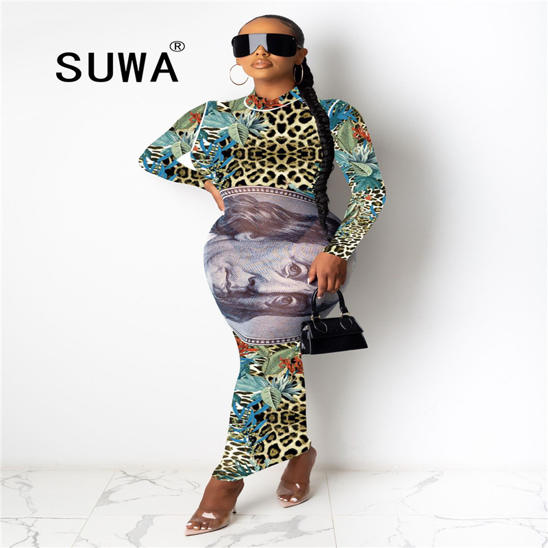 Colorful Leopard Vintage O-Neck Full Sleeve Bandage Maxi Long Dress Street Women Casual Party Night Club Sexy 210525, Multi
Colorful Leopard Vintage O-Neck Full Sleeve Bandage Maxi Long Dress Street Women Casual Party Night Club Sexy 210525, Multi