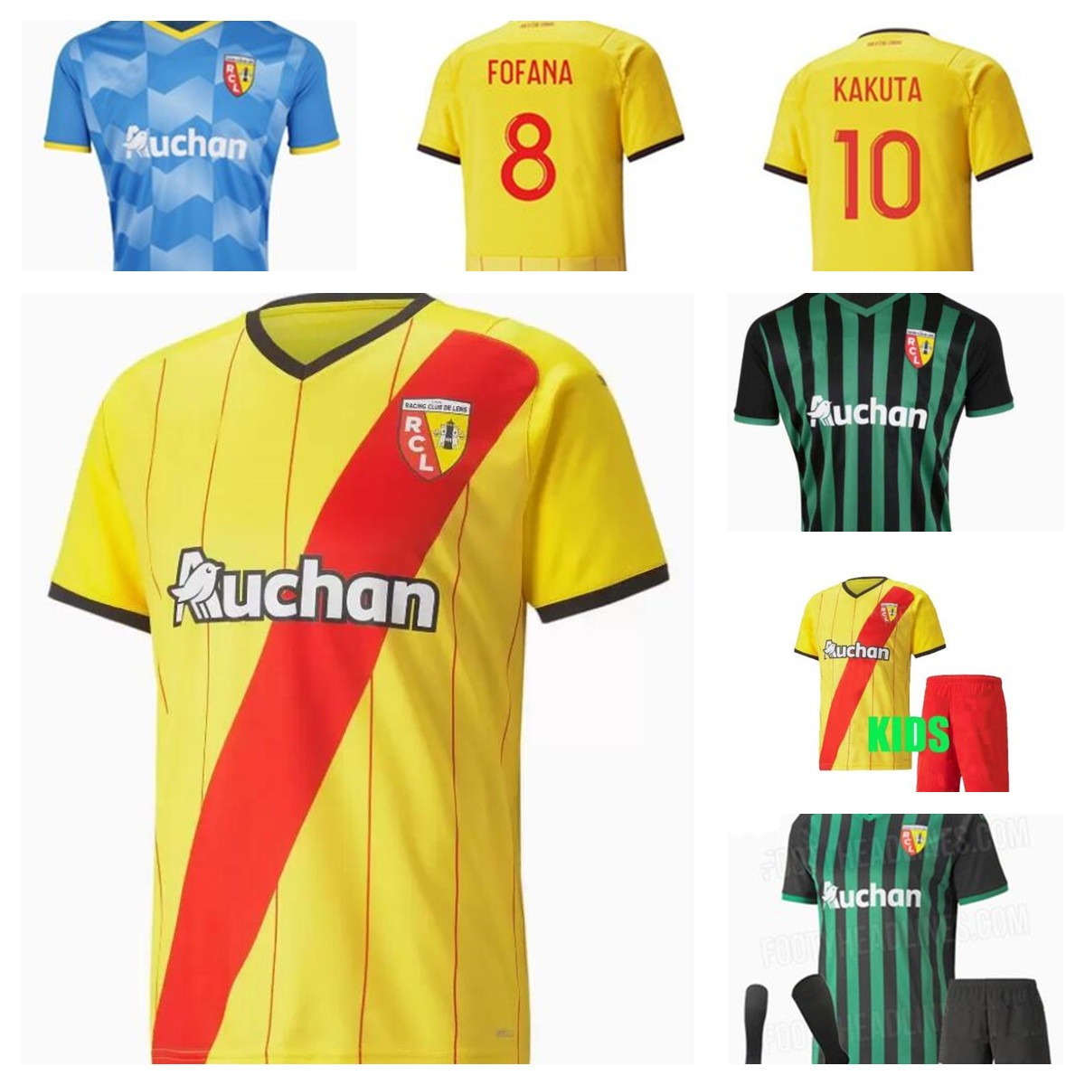 21/22 maillot Lens RC soccer jersey GANAGO GRADIT FORTES CAHUZAC PEREZ 2021 2022 LENS MAURICIO KAKUTA Equipment jerseys Men kids Kits+socks, Black;yellow
21/22 maillot Lens RC soccer jersey GANAGO GRADIT FORTES CAHUZAC PEREZ 2021 2022 LENS MAURICIO KAKUTA Equipment jerseys Men kids Kits+socks, Black;yellow