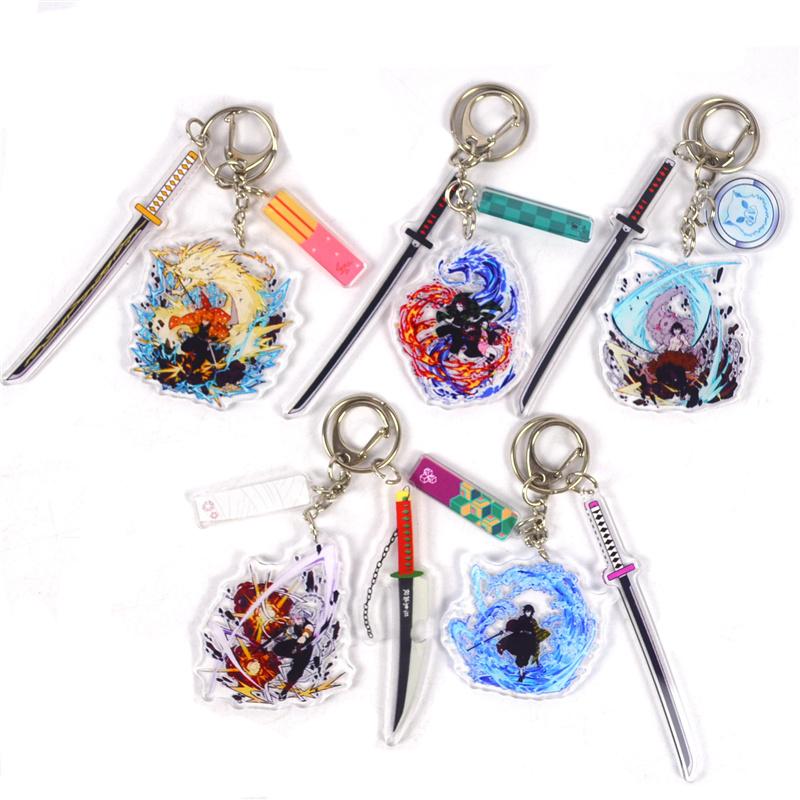 Keychains 2021 Anime Demon Slayer Special Style Acrylic Brinco Blade Of Ghost Key Chain Rengoku Kyoujurou Kimetsu No Yaiba 
Keychains 2021 Anime Demon Slayer Special Style Acrylic Brinco Blade Of Ghost Key Chain Rengoku Kyoujurou Kimetsu No Yaiba