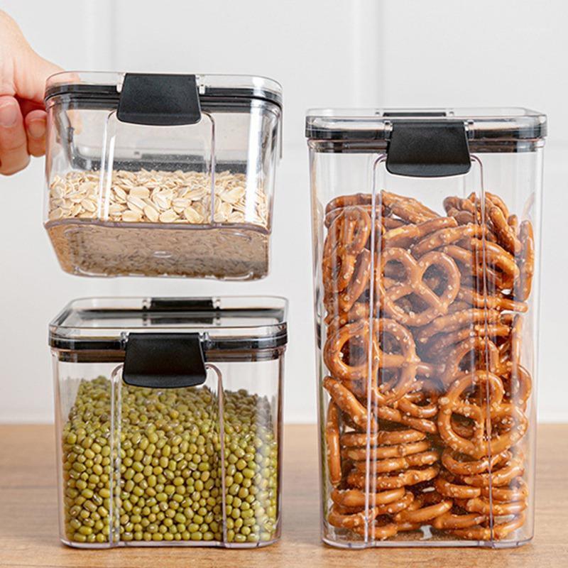 Storage Bottles & Jars Plastic Sealed Kitchen Box Transparent Canister Keep Fresh Clear Container Jar
Storage Bottles & Jars Plastic Sealed Kitchen Box Transparent Canister Keep Fresh Clear Container Jar