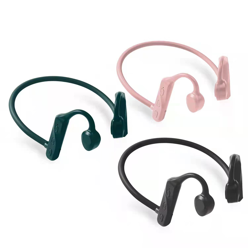 K69 Sound Conduction Bluetooth Earphones Wireless Sports Waterproof Headphones Handsfree Safe for Running Exercise Fitness
