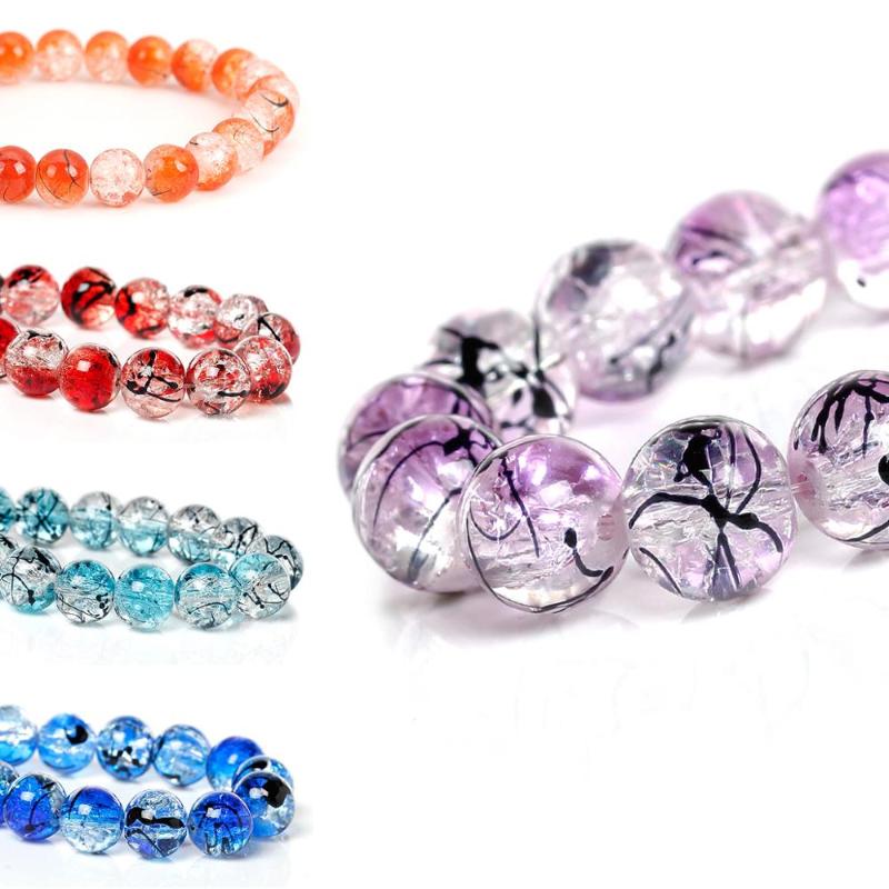 Other DoreenBeads 1 String (approx 87PCs 10mm)Translucent Round Crystal Glass Beads With Black Stripe Pattern For Bracelet Making
Other DoreenBeads 1 String (approx 87PCs 10mm)Translucent Round Crystal Glass Beads With Black Stripe Pattern For Bracelet Making