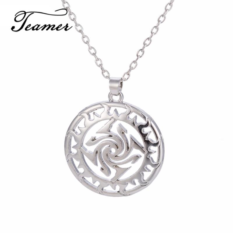 Pendant Necklaces Teamer 2021 Ancient Sun Pedant Necklace Slavic Talisman Circle Charm Supernatural Vintage Amulet Rope/Link Chain For Man/W
Pendant Necklaces Teamer 2021 Ancient Sun Pedant Necklace Slavic Talisman Circle Charm Supernatural Vintage Amulet Rope/Link Chain For Man/W