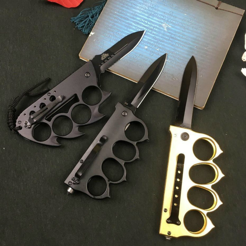 Folding Muti-function Folding Knife Brass Knuckles Outdoor Camping Self-defense Tool Knife Stainless Steel Knife Fy4378
Folding Muti-function Folding Knife Brass Knuckles Outdoor Camping Self-defense Tool Knife Stainless Steel Knife Fy4378