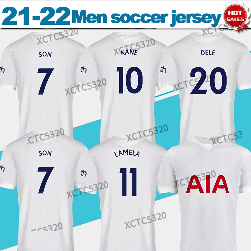 21/22 Spurs soccer jersey home #10 KANE #9 BALE #7 SON white Fans version men Football shirt On sale, No name no number
21/22 Spurs soccer jersey home #10 KANE #9 BALE #7 SON white Fans version men Football shirt On sale, No name no number