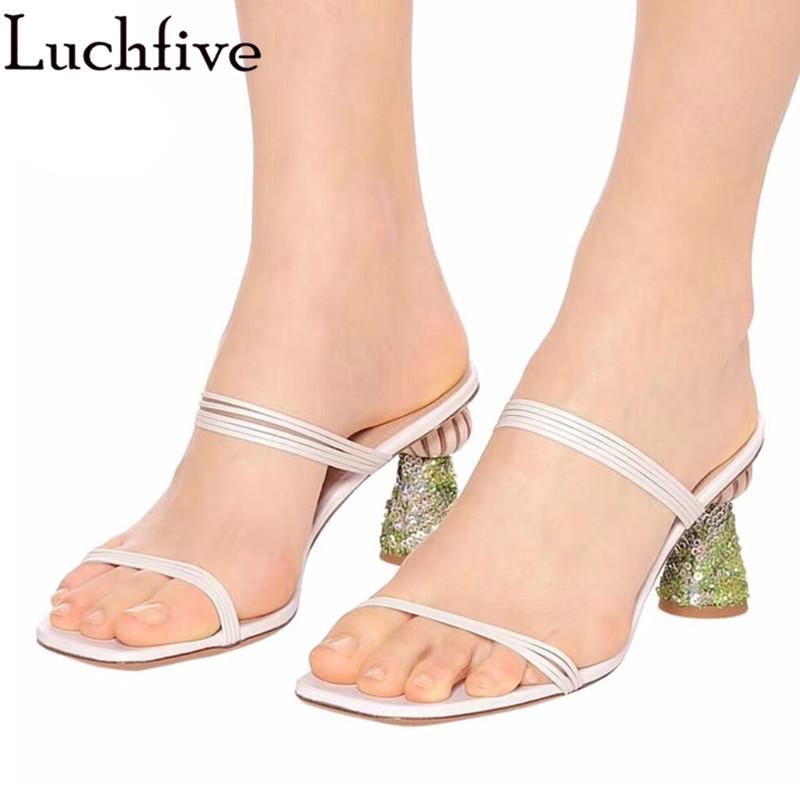 Slippers Sexy Mules Woman Summer Narrow Band Designer Gladiator Sandals Strange Round Ball High Heel Shoes Women Zapatos De Muje, Black
Slippers Sexy Mules Woman Summer Narrow Band Designer Gladiator Sandals Strange Round Ball High Heel Shoes Women Zapatos De Muje, Black