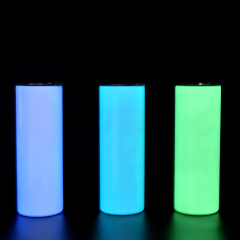 20oz glow in the dark skinny tumbler sublimation DIY stainless steel tumblers double wall vacuum insulated travel mug with lids and straws TZ0D
20oz glow in the dark skinny tumbler sublimation DIY stainless steel tumblers double wall vacuum insulated travel mug with lids and straws TZ0D