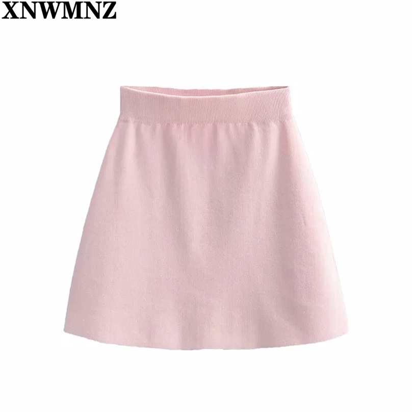 Women Fashion Knitted Short Skirt Female Cute High Waist s summer pink Mini Elastic A woman 210520
Women Fashion Knitted Short Skirt Female Cute High Waist s summer pink Mini Elastic A woman 210520