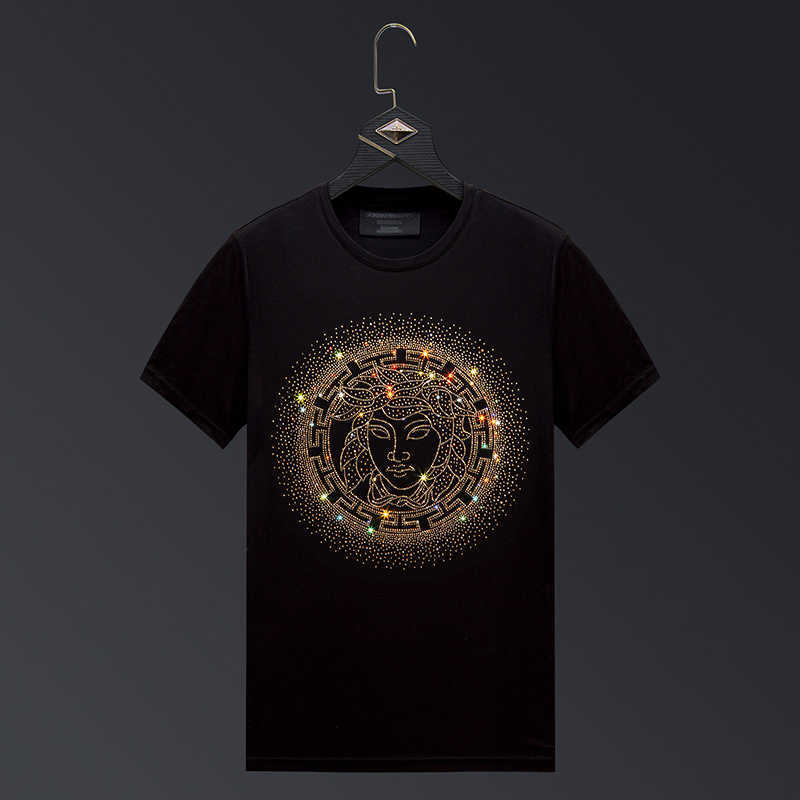 2021 Character Rhinestones T Shirts Men Brand Short Sleeve Fashion Man Streetwear Modal Cotton O Neck Slim Tshirts Plus Size 6XL X0712, White
2021 Character Rhinestones T Shirts Men Brand Short Sleeve Fashion Man Streetwear Modal Cotton O Neck Slim Tshirts Plus Size 6XL X0712, White